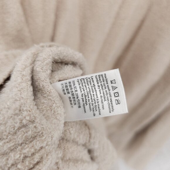 BAREFOOT DREAMS Cozychic Lite Circle Lounge Cardigan Natural Cream MEDIUM - Picture 6 of 6